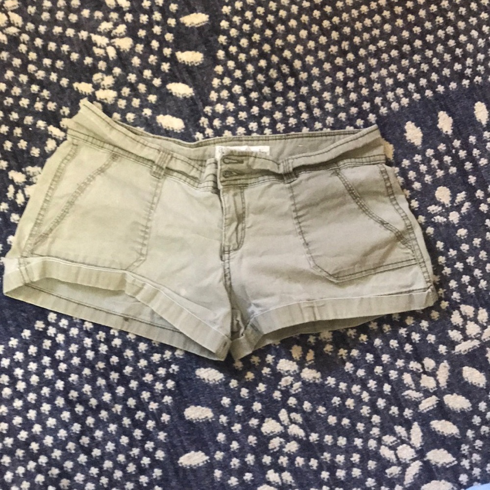 Green shorts
